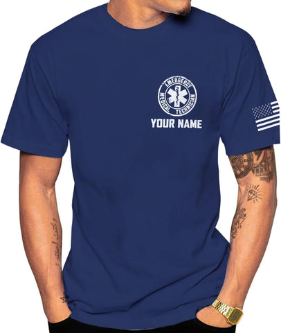 Podagree Personalized EMT Shirt, EMS Shirt, Customized EMS Shirts,EMT Paramedic Uniform Emergency Medical Technician Shirts