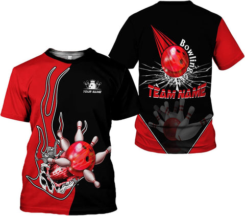 AOVL Custom Bowling Shirts for Men Bowling Shirts Bowling Shirts Unisex Bowling Jerseys for Men Custom Bowling Shirts for Men