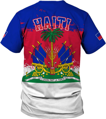 Ligthuy Personalized Haiti Shirt 3D, Haitians Flag Pride Shirt, Haiti Shirts for Men & Women, Haitian Pride Tshirt 1