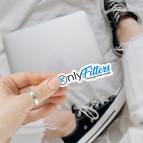 3Pcs Only Fitters We Lay Pipe All Day and Night Sticker Pipefitters Stickers Day and Night Stickers Gifts for Pipefitters Pipefitter Stickers and Decals for Laptop Bottle Phone Car Hard Hat 3"x3"