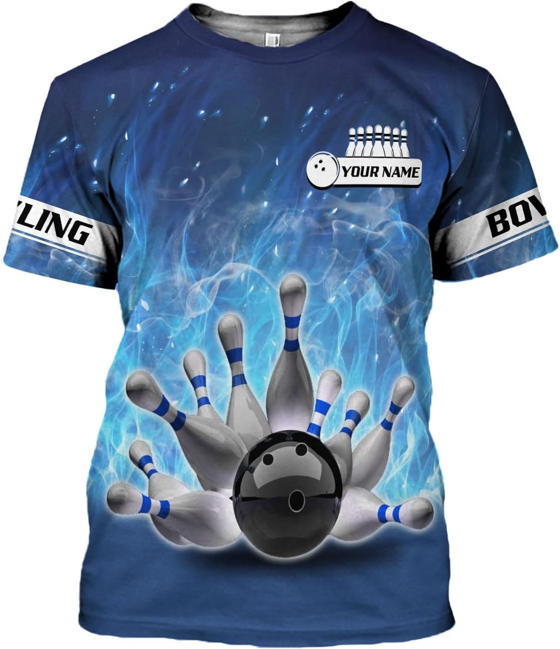 Podagree Personalized Name Bowling Shirts for Men and Women 3D, Bowling Shirts for Team Bowling, Bowling Shirts Gift