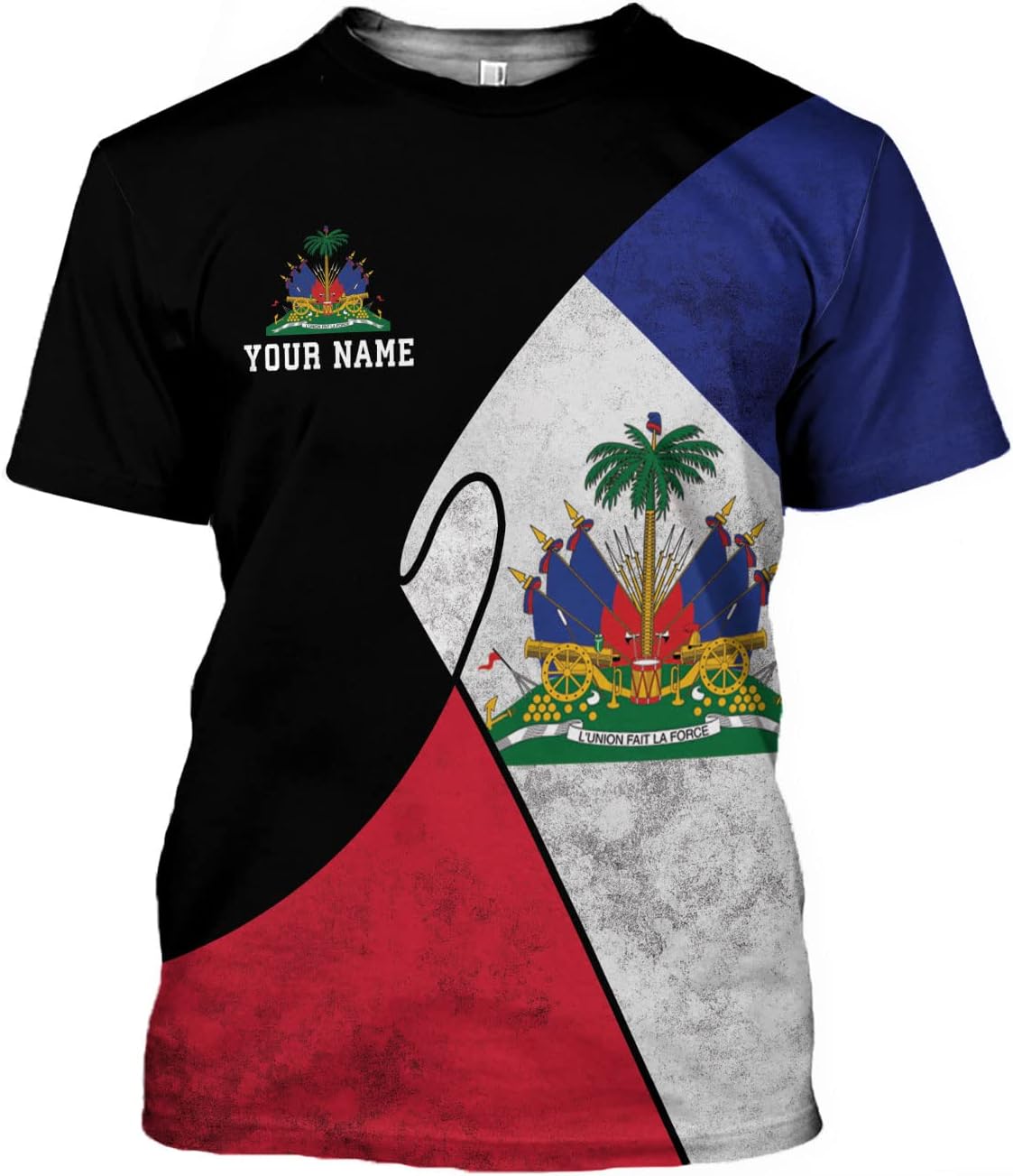 Personalized Haiti 3D Shirt, Haitian Flag Shirt, Haitian Shirt for Women, Haitian Outfit for Men, Ayiti 1804 Haitian Pride