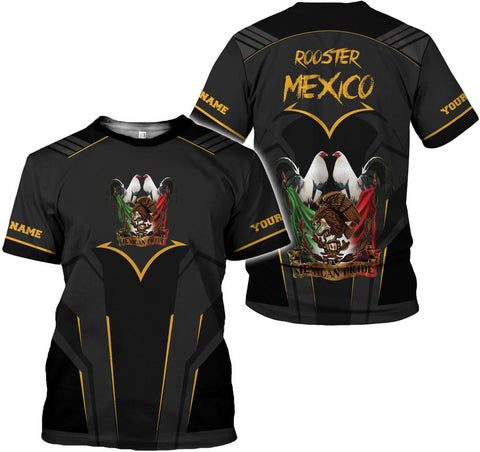 Personalized Mexican Shirts for Men 3D Customized Mexico Shirts for Men Mexico Shirts for Women Mexico Flag Shirt (HD182)