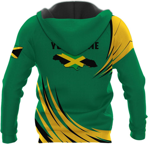 mostprints Personalized Jamaica Hoodie Camisa Jamaica Hoodies Jamaica Sweaters Shirts Men & Women Jamaican Pride Shirt Gifts