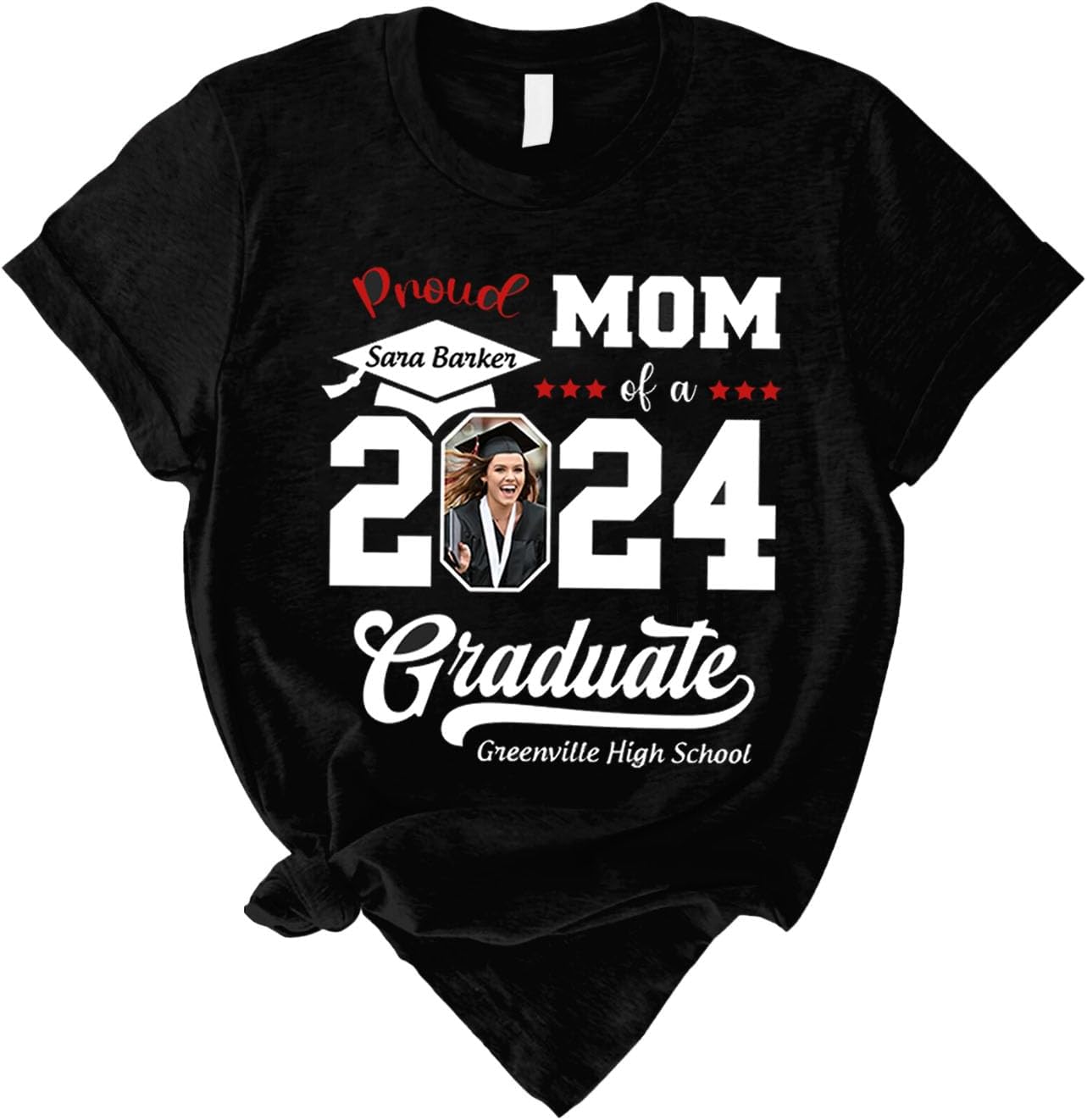 Personalized Graduation 2024 Shirt Proud Family of A Class of 2024 Graduate Class of 2024 Senior Class of 2024 Class of 2024