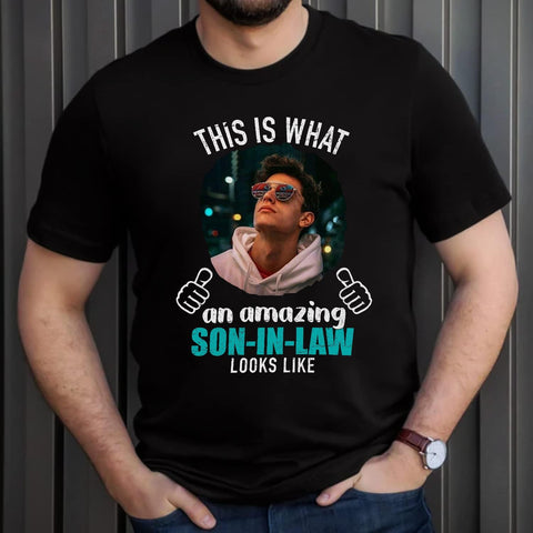 HomeDesign Personalized My Son in Law is My Favorite Child Shirt, Son in Law Tshirt, my favorite child is my son in law Shirt