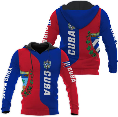 Ligthuy Personalized Name Cuba Shirt 3D, Cuban Tshirts for Men and Women, Cuba Flag Shirt, Sweatshirt, Hoodies, Zip Hoodies