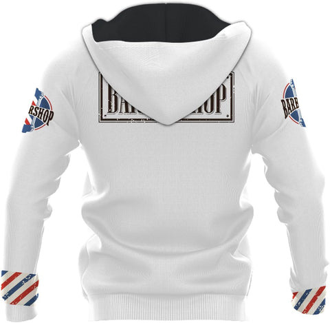 AOVL Personalized Name Barber Shirts Barber Shirt 3D for Men Custom Barber Shirt for Men Women Barber Shop Shirt Gift Barber