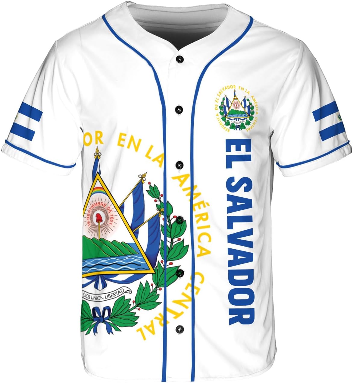 Parvii Personalized El Salvador Baseball Jersey - Proud El Salvador Shirt for Men