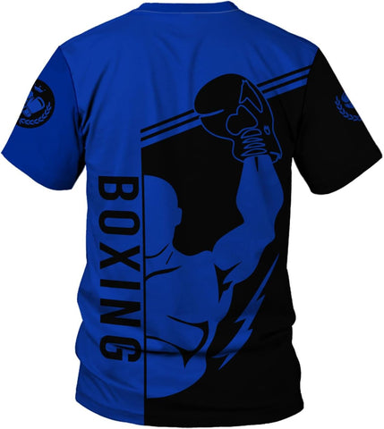Personalized Boxing 3D Shirt, Boxing Shirts for Men Boxing T Shirts Women Boxing Tee Shirt Gifts for Boxing Lovers (HD387)