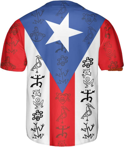 Personalized Puerto Rico Baseball Shirt,Customized Team Name Puerto Rican Baseball Jersey for Men,Women S-5XL