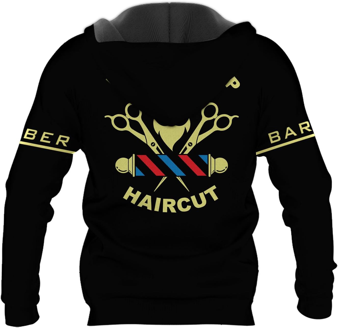 Custom 3D Barber Shirt for Men Women Gift Personalized Hair Stylist Tee Barbershop Apparel Hairdresser Printed Uniform