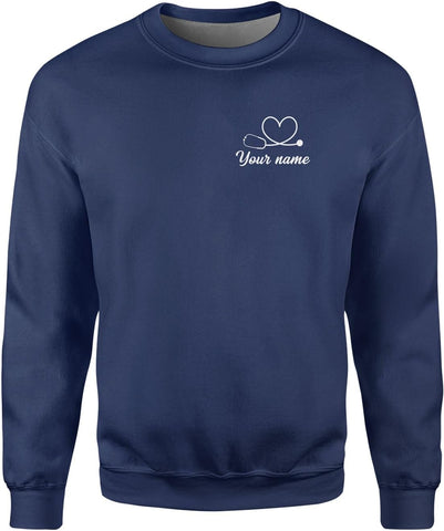 Custom Nurse 3D Shirt Personalized RN CNA Emergency Medical Technician Gift Nursing Emergency Shirts Registered Nurse Shirt