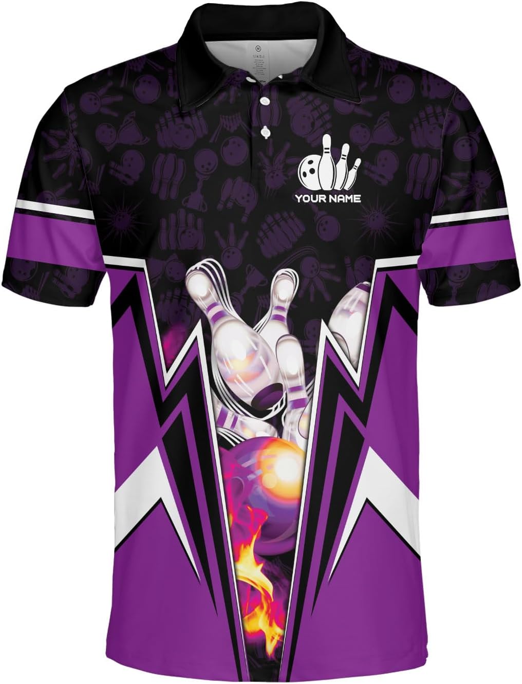 Custom Bowling Polo Shirt Personalized 3D Team Name Bowling Shirts for Men Women Jersey Unisex Bowler Short Sleeve Gift Tee