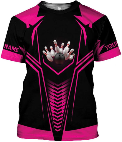 Podagree Personalized Name Bowling Shirts for Men and Women 3D, Bowling Shirts for Team Bowling, Bowling Shirts Gift