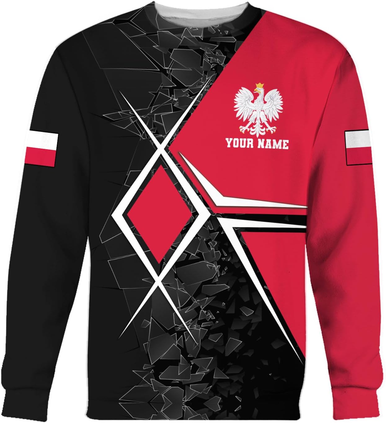 Parvii Personalized Poland Shirt Women & Men, Polska Tshirt Women Poland Shirt 3D, Poland Pride Shirts, Polish Eagle Polska
