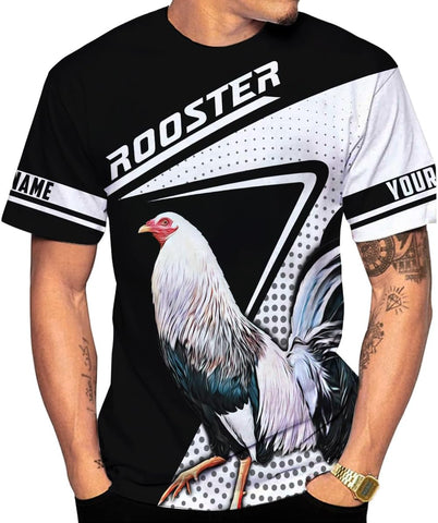 Mostefy Personalized Name Rooster Hoodie 3D, Gallos De Pelea, Chicken Sweatshirt, Chicken Hoodie for Men and Women S-5XL