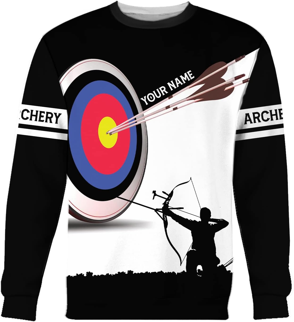 Personalized Men's Archery Shirts, Custom Name & Team Name Jerseys, S-5XL Polo Shirts