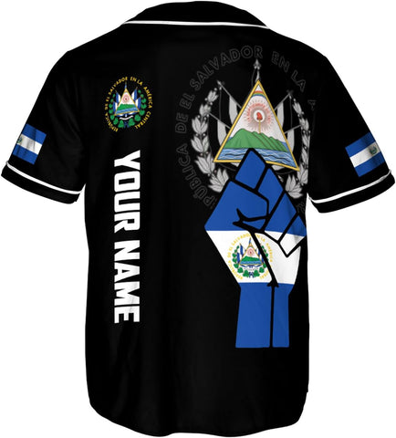 Parvii Personalized El Salvador Baseball Jersey - Proud El Salvador Shirt for Men