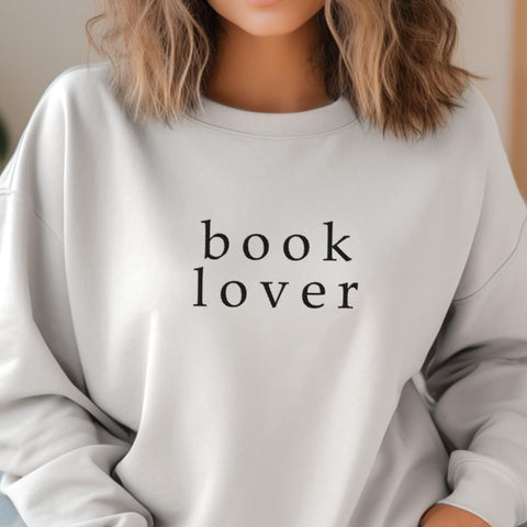 Women's Cotton Crew Neck Sweatshirt, Book 6, Personalized Embroidered