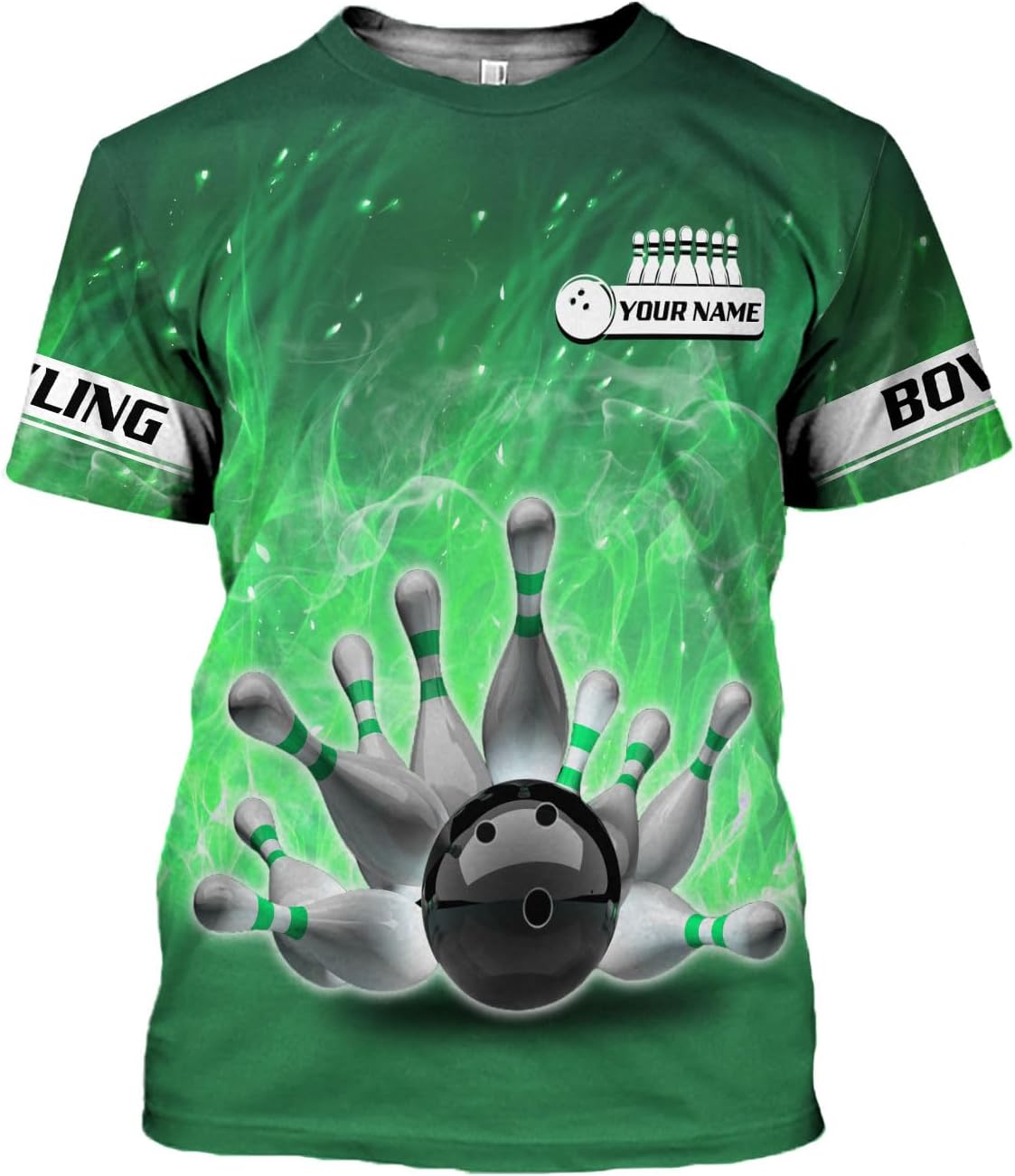 Podagree Personalized Name Bowling Shirts for Men and Women 3D, Bowling Shirts for Team Bowling, Bowling Shirts Gift