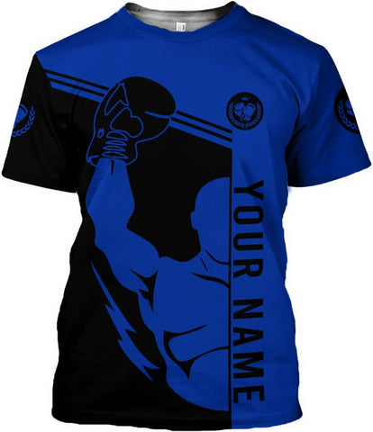Personalized Boxing 3D Shirt, Boxing Shirts for Men Boxing T Shirts Women Boxing Tee Shirt Gifts for Boxing Lovers (HD387)