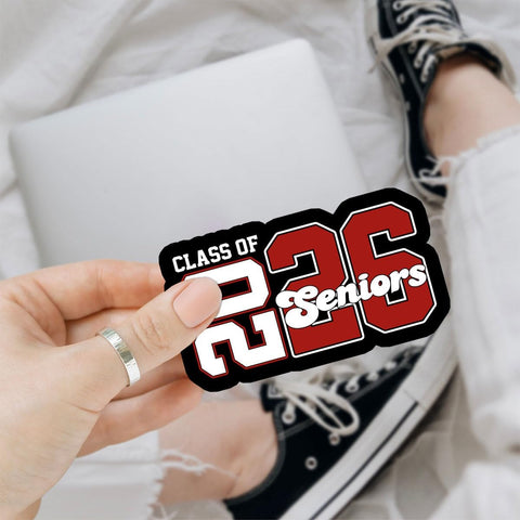 3 Pcs Class of 2026 Stickers, Class of 2026 Decorations, Graduation 2026, 2026 Senior- Stickers for Laptop Water Bottle Phone Car Window Helmet Vinyl Stickers 3 Inches (S3)