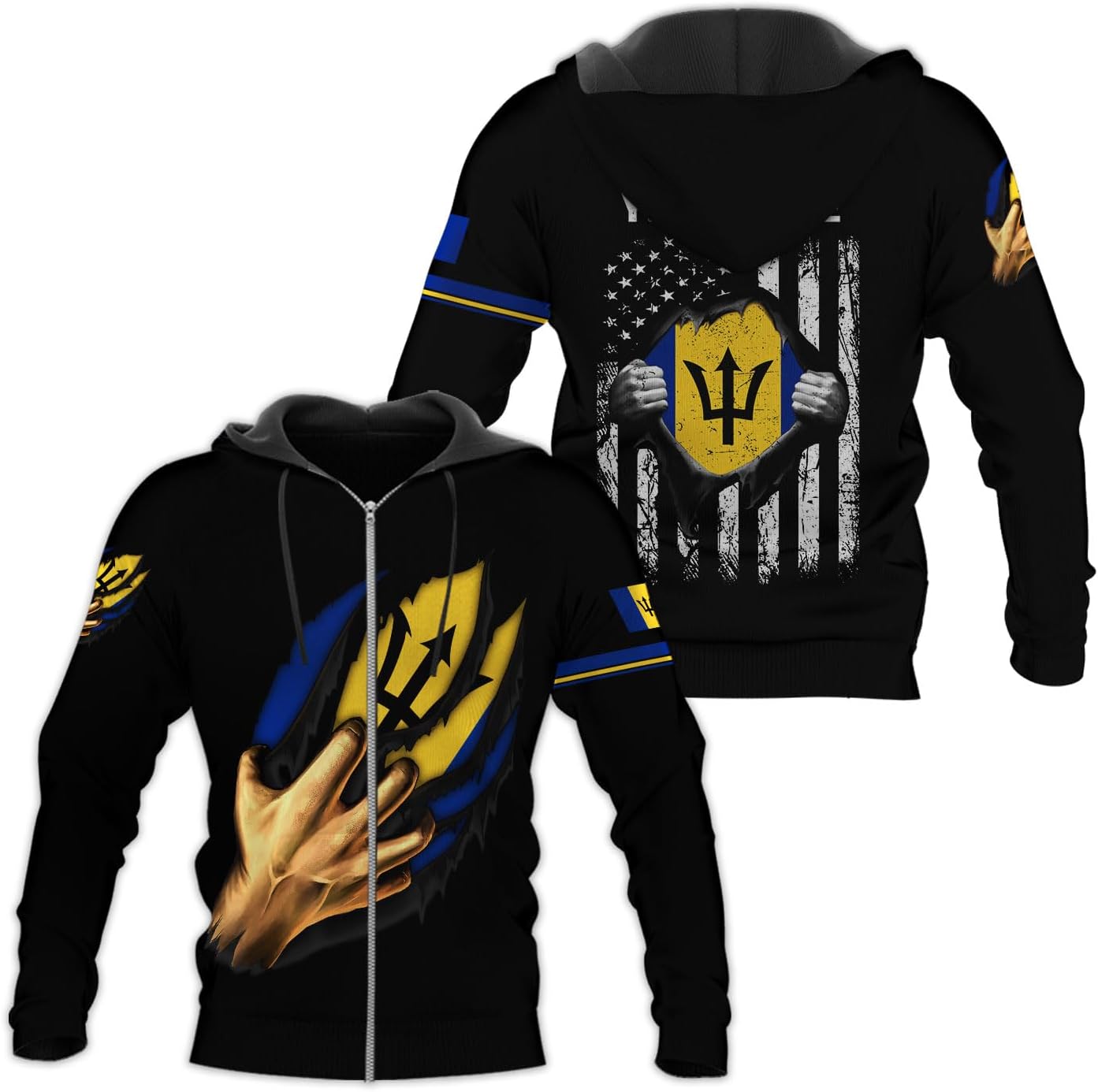 Parvii Personalized Barbados Shirts for Men & Women, Barbados Flag Shirt Barbados Tshirt, Barbados Shirt Barbados Souvenirs