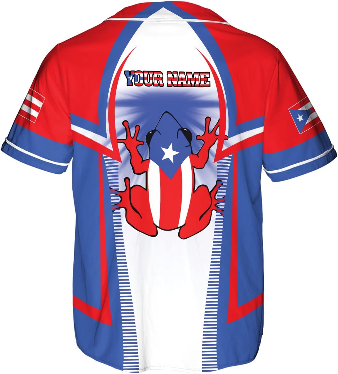Mostefy Personalized Puerto Rico Baseball Shirt, Customized Team Name Puerto Rican Baseball Jersey for Men and Women S-5XL