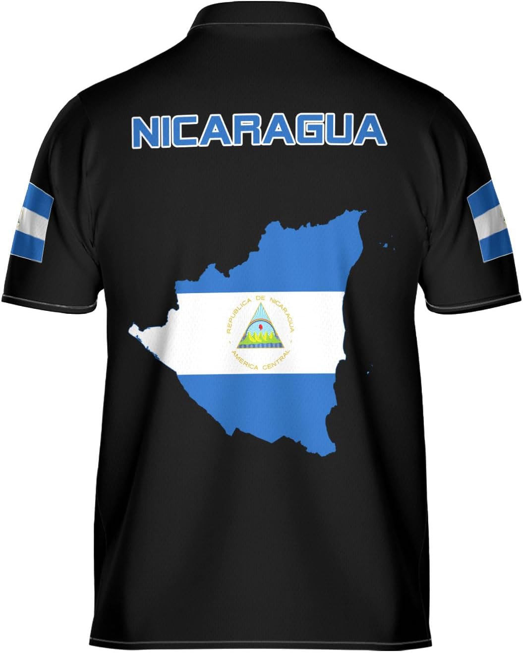 Mostprints Customized Nicaragua Jersey Shirt for Men Women Personalized Nicaraguan Jerseys with Name Nicaragua Shirts Unisex