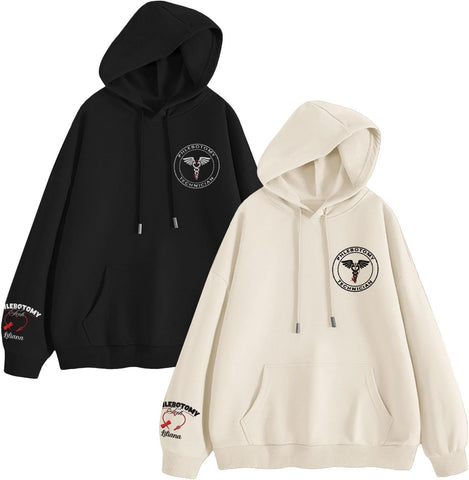 Custom Phlebotomist Sweatshirt Medical Sweater Phlebotomy Tech Shirt Syringe Needle Blood Gift New Technician Veins
