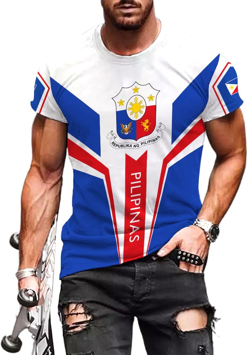 Personalized Philippines Shirts Filipino T Shirt Philippines Flag T-Shirt Filipino Philippine Flag Shirt Pinoy Flag