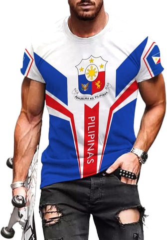 Personalized Philippines Shirts Filipino T Shirt Philippines Flag T-Shirt Filipino Philippine Flag Shirt Pinoy Flag