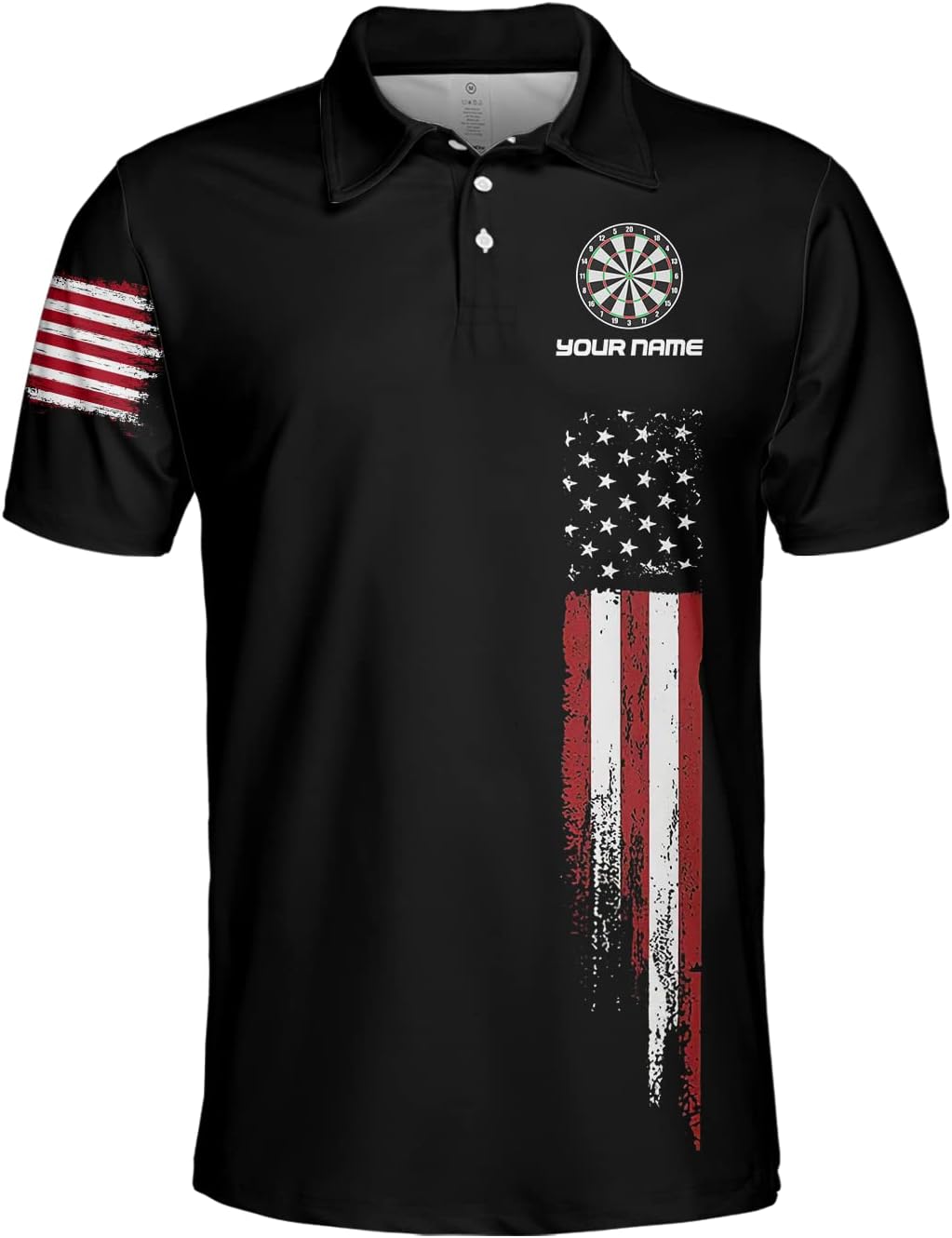 Personalized Name Dart 3D Polo Shirt, Dart Shirts, Mens Dart Shirts, Funny Dart Tshirts, Dart Team Shirts Gifts (PL06)