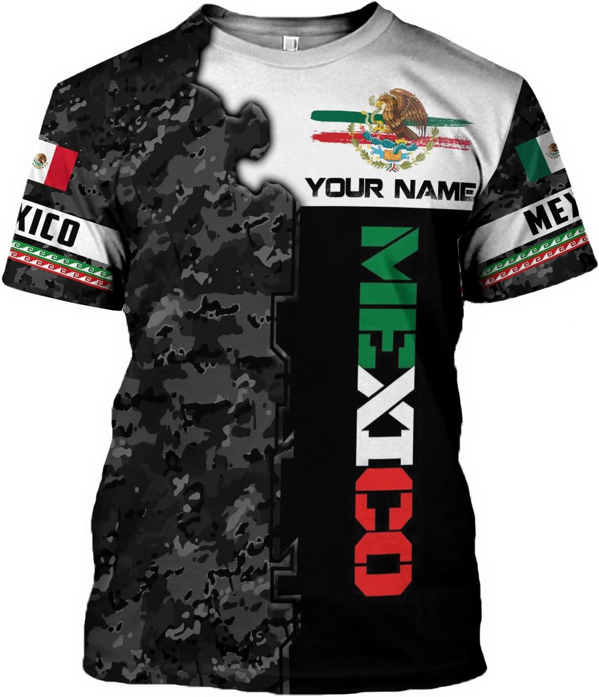 Personalized Name Mexican Shirts for Men, Customized Mexico Shirts for Men, Mexico Shirts for women, Mexico Shirt Eagle Flag Tshirt Mexican Eagle Unisex Shirt, Mexico Soccer shirt men TS74