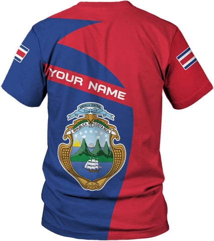 Personalized Costa Rica Shirt Costa Rica Tshirt Costa Rica Shirts for Men & Women Costa Rican Pride Shirt Costa Rica t Shirt