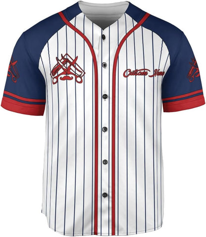 Personalized Barber Shop Baseball Jersey, Hairdresser Jersey, Barber Tools Hat