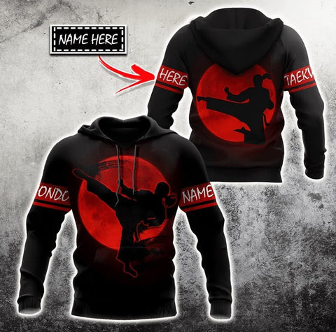MAPrints Personalized Taekwondo 3D Shirt, Gift for Taekwondo Lover, Taewondo T-Shirts, Sweatshirt, Hoodie and Zip Hoodie