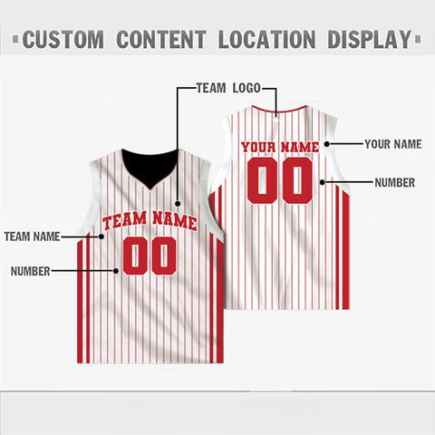 mostprints Personalized Basketball Custom Team Name Number Logo Reversible Jerseys Sport Shirt for Men Women Youth Uniform