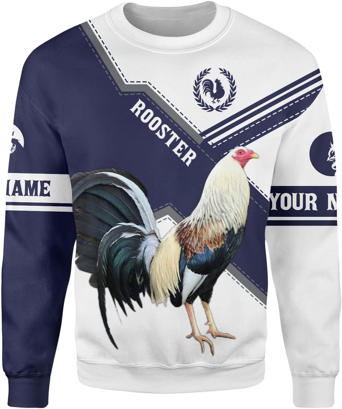 Mostprints Personalized Name Rooster Shirt 3D, Rooster Shirts for Men, Chicken tshirts shirts for women, Funny Chicken shirts