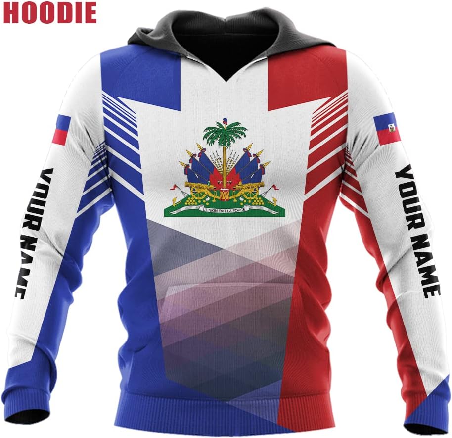 Personalized Haiti Shirt Custom Haiti Flag Shirt for Men and Women, Haitians Pride Shirt, Haitians Shirt