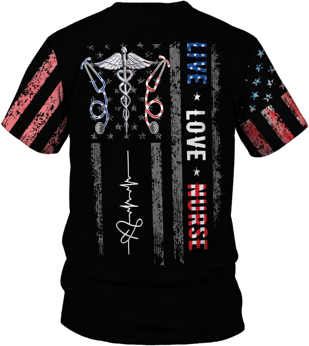 Custom Er Nurse Shirts for Women Future Nurse Shirt 3D Nursing Shirts for Nurses Emergency Nurse Shirt CNA Shirts CNA Shirt