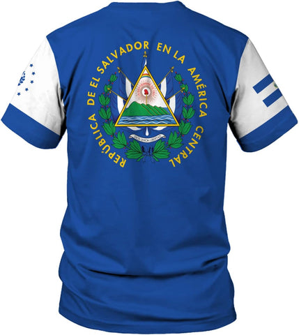 Personalized El Salvador Flag Shirt - Men & Women Salvadorans Pride Tshirt