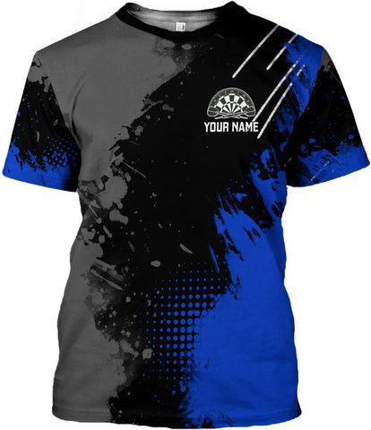 Pretyprints Personalized Dart Shirts Men Women 3D Polo Custom Name Team Jersey Funny Dartboard Shirt S-5XL Gifts