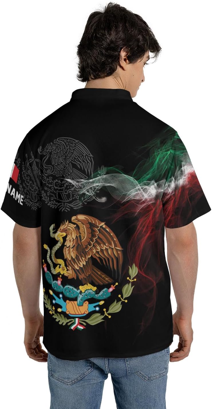 Mostprints Personalized Name Mexican Jersey Shirts for Men, Customized Mexico Shirts for Men, Mexico Shirts for Men, Women