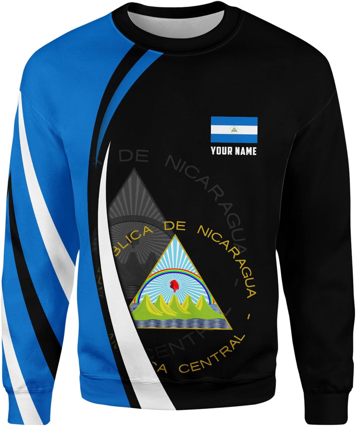 Personalized Nicaragua Shirt Custom Nicaragua Flag Lion Shirt for Men & Women Nicaraguan Camisas T-Shirt, Nicaragua Tshirt