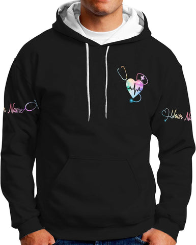 MoonArt Personalized Name Nurse Shirt Nurse Gifts Nurse Graduation Gift Funny Nurse T-Shirt Gift Nursing Emergency Shirts