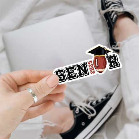 3 Pcs Senior 2025 Stickers - Senior Car Decorations Class of 2025 - 3 Inch Vinyl Stickers for Laptop, Water Bottle, Phone, Car Window, Helmet