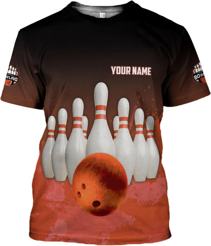 Intenprints Personalized Bowling Shirt Custom Bowling Shirts Bowling Gift Bowling Shirts for Women & Men Bowling Shirt Team