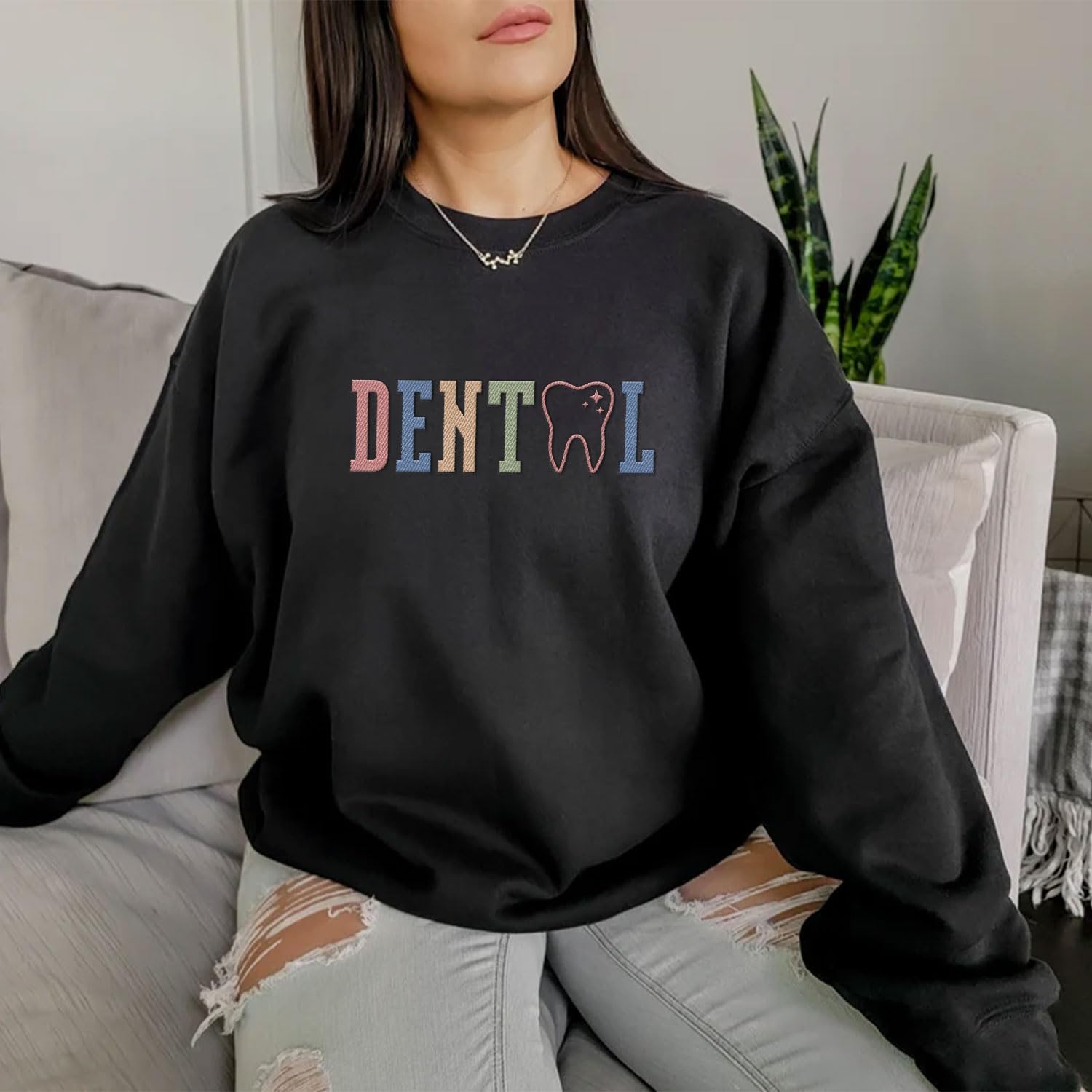 Custom Dental Sweatshirt, Dental Sweatshirts for Women, Dental Hygienist Assistant Sweatshirt, Dental Student Shirts Hoodies